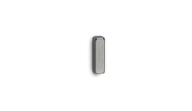 MAUL Bar magnet, light silver, height x width x depth 15 x 4 x 4 mm