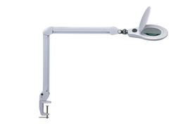 Dimmable LED magnifying lamp, light cool white (daylight white), white