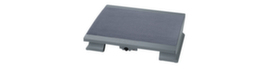 Heated footrest with carpet