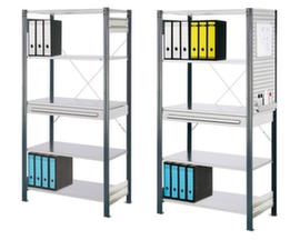 Kappes Plug-in shelving RasterPlan® with drawer and 5 shelves