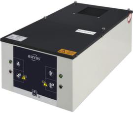 Recirculating air filter attachment for Hazardous materials cabinet