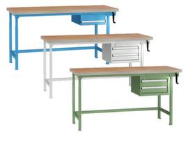 KLW Lutz Height-adjustable workbench with drawers