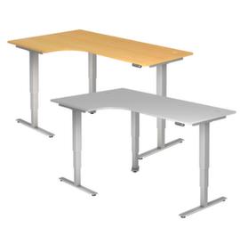 Electrically height-adjustable sit-stand angled table XDSM-Serie