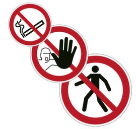 Durable Floor sticker prohibition sign