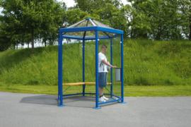 WSM Smoker's pavilion with pointed roof