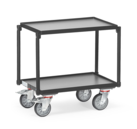 fetra Table trolley GREY EDITION for Euronorm containers