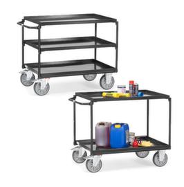 fetra Table trolley GREY EDITION with tray shelves