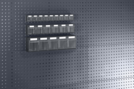 bott Transparent magazine  for perforated panels