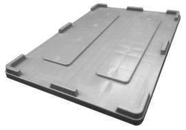 Gray slip lid for large containers