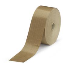 Reinforced wet adhesive tape