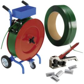 Mobile strapping set