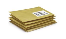 Brown bubble envelope