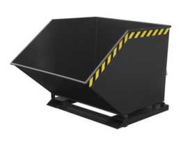 Bauer Oil-tight tipping skip for bulk goods + liquids