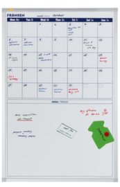 Franken Monthly planner X-tra!Line® with large free space, height x width 600 x 900 mm