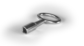 Square wrench for Wire mesh waste garbage can