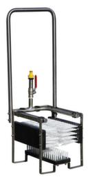 Cemo Shoe shine machine, Stainless steel, height x width x depth 820 x 330 x 330 mm