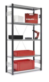 Push-in shelving with shelf load 145 kg