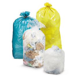Tear-resistant bin liner made of LDPE
