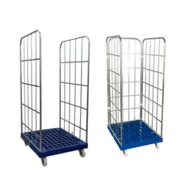 Roll container rolltainer® with HDPE platform LxW 815x682 mm