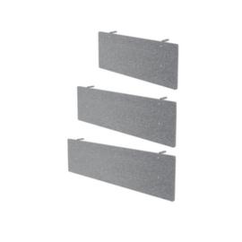 Acoustic kneehole screen