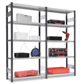 Push-in shelving with shelf load 145 kg