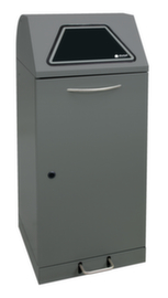 stumpf Recycling bins with self-closing flap