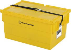 Lithium-ion storage container with fire protection filling materialContents 55 l