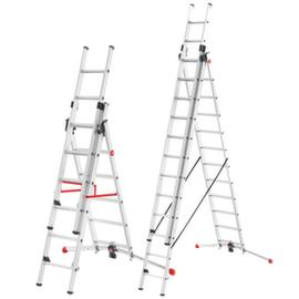 Hailo Three-section multi-purpose combination ladder S100 Profilot