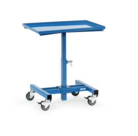 fetra Material stand with grid height adjustment, load capacity 150 kg, height 524 - 774 mm