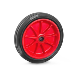 fetra Wheel, load capacity 300 kg, Solid rubber tires
