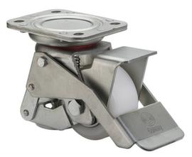 BS-ROLLEN Lifting castor with locking foot