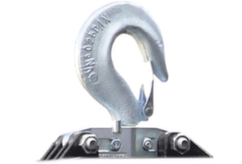 Hook suspension for electric chain hoist