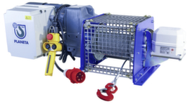 Drum guard for electric cable winch
