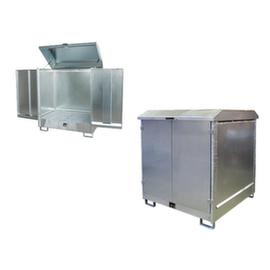 Bauer Hazardous goods depot GD-N with grating and base tray