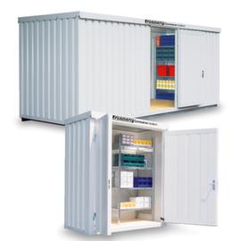 Säbu Insulated material container FLADAFI® with floor
