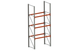 META Pallet rack MULTIPAL for 8 pallets, 1825 mm wide, 4 storage levels