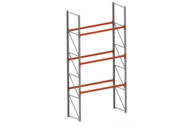 META Pallet rack MULTIPAL for 12 pallets, 2870 mm wide, 4 storage levels