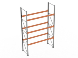 META Pallet rack MULTIPAL for 12 pallets, 2870 mm wide, 4 storage levels
