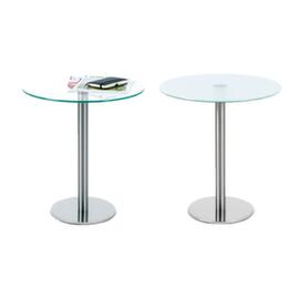 Side table with plate base