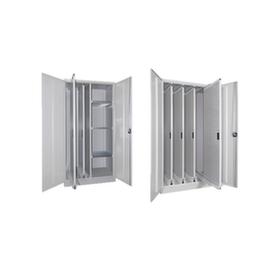 PAVOY Vertical cabinet light gray with practical features