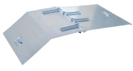 Bauer 2-piece hinged lid for tipping containers