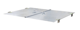 Bauer 2-piece hinged lid for universal containers