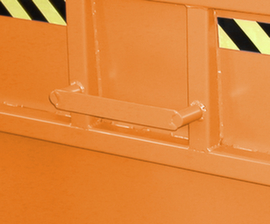 Bauer Mounting for tilting traverse for Universal container