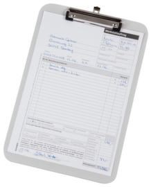 EICHNER Clipboard Solid with protective corners, light gray