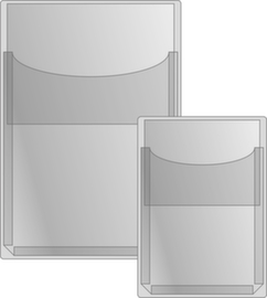 EICHNER Self-adhesive transparent PVC EICHNER pocket
