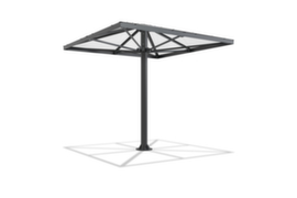 WSM Smoker umbrella with pyramid roof