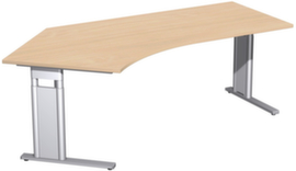 Gera Angled desk Pro with C-leg frame