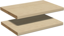 Shelf for counter front