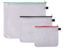 EICHNER Zipper bag set, transparent, DIN B4/DIN B5/DIN B6