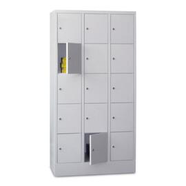 PAVOY Locker block Basis light gray with up to 20 compartments